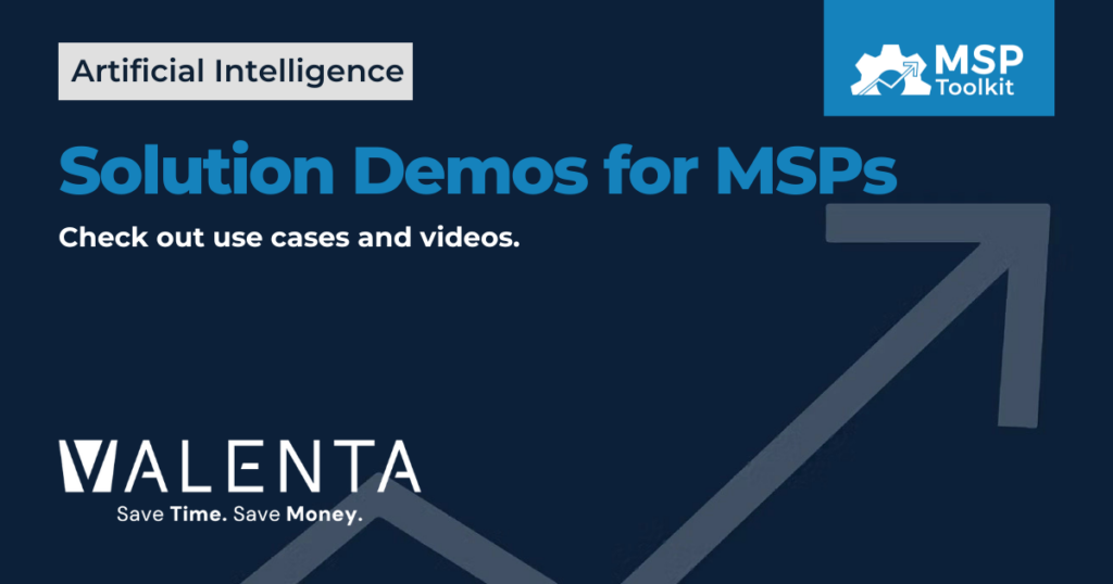 Valenta Solution Demos for MSPs